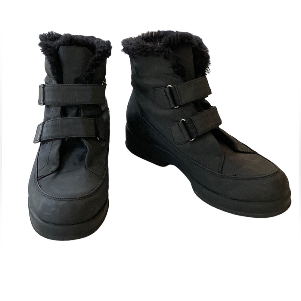 London Fog Black Weather Resistant Boot